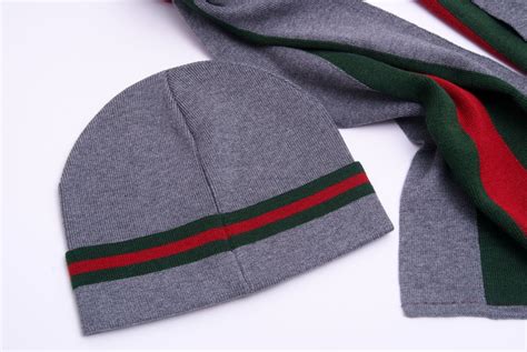 gucci beanie scarf set